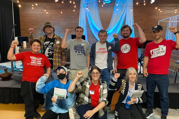 UCWAL members and allies at AL Troublemakers’ School (Oct. 19, 2024)