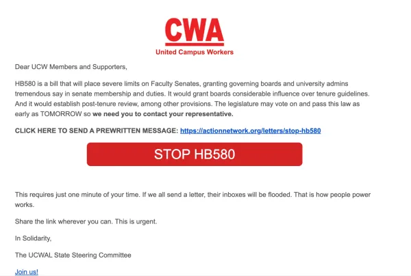 Stop HB580 Call to Action