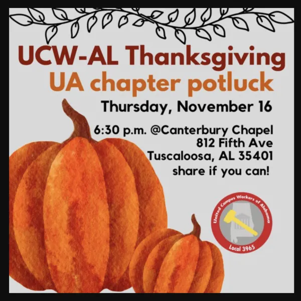 Thanksgiving Potluck UA